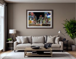 Wall Room Mockup for your Photography prints generated on sebsvisual.com